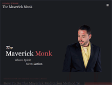 Tablet Screenshot of maverickmonk.com